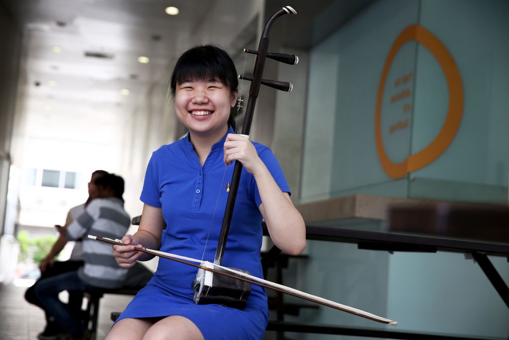 Music is ‘home’ for blind erhu player