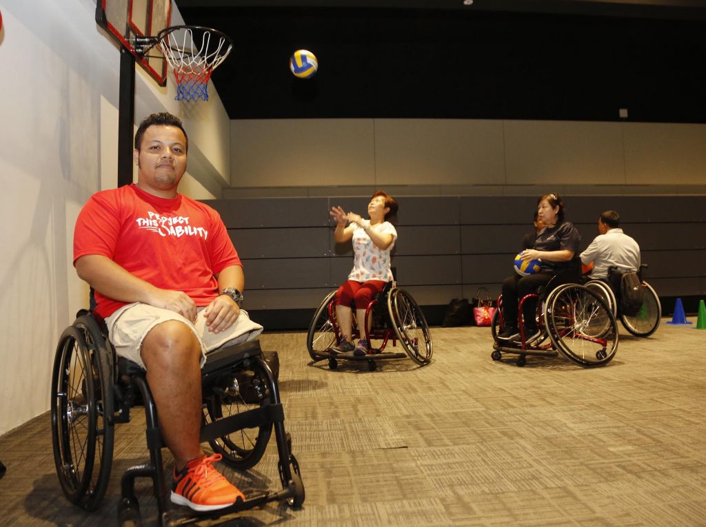 Their disability is no barrier to playing sports
