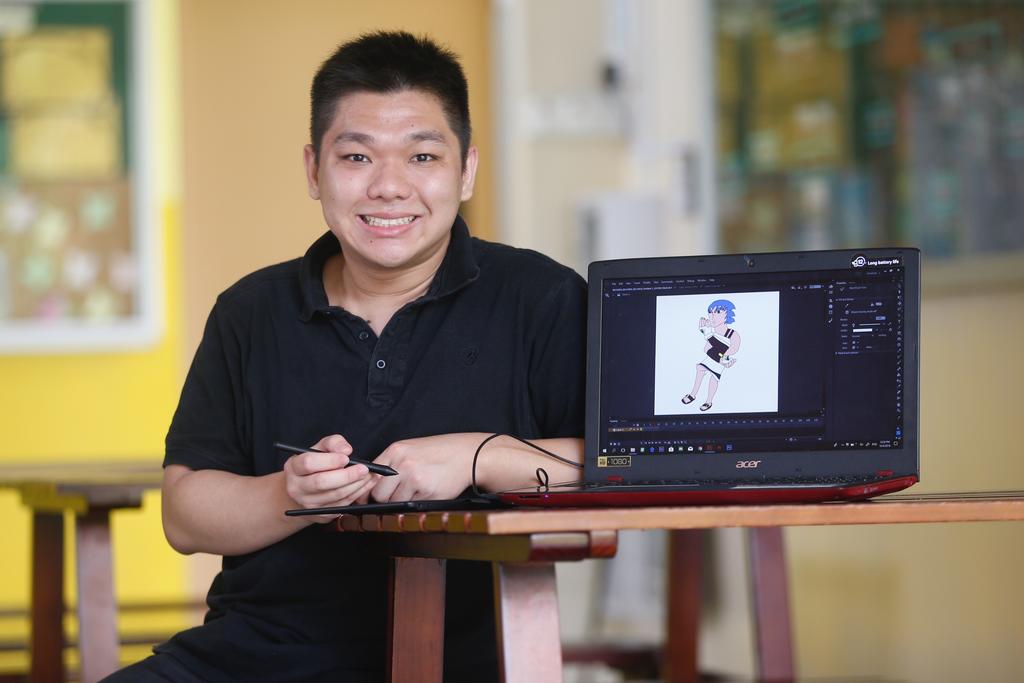 Love for animation helps illustrator with mild intellectual disability find the hero within